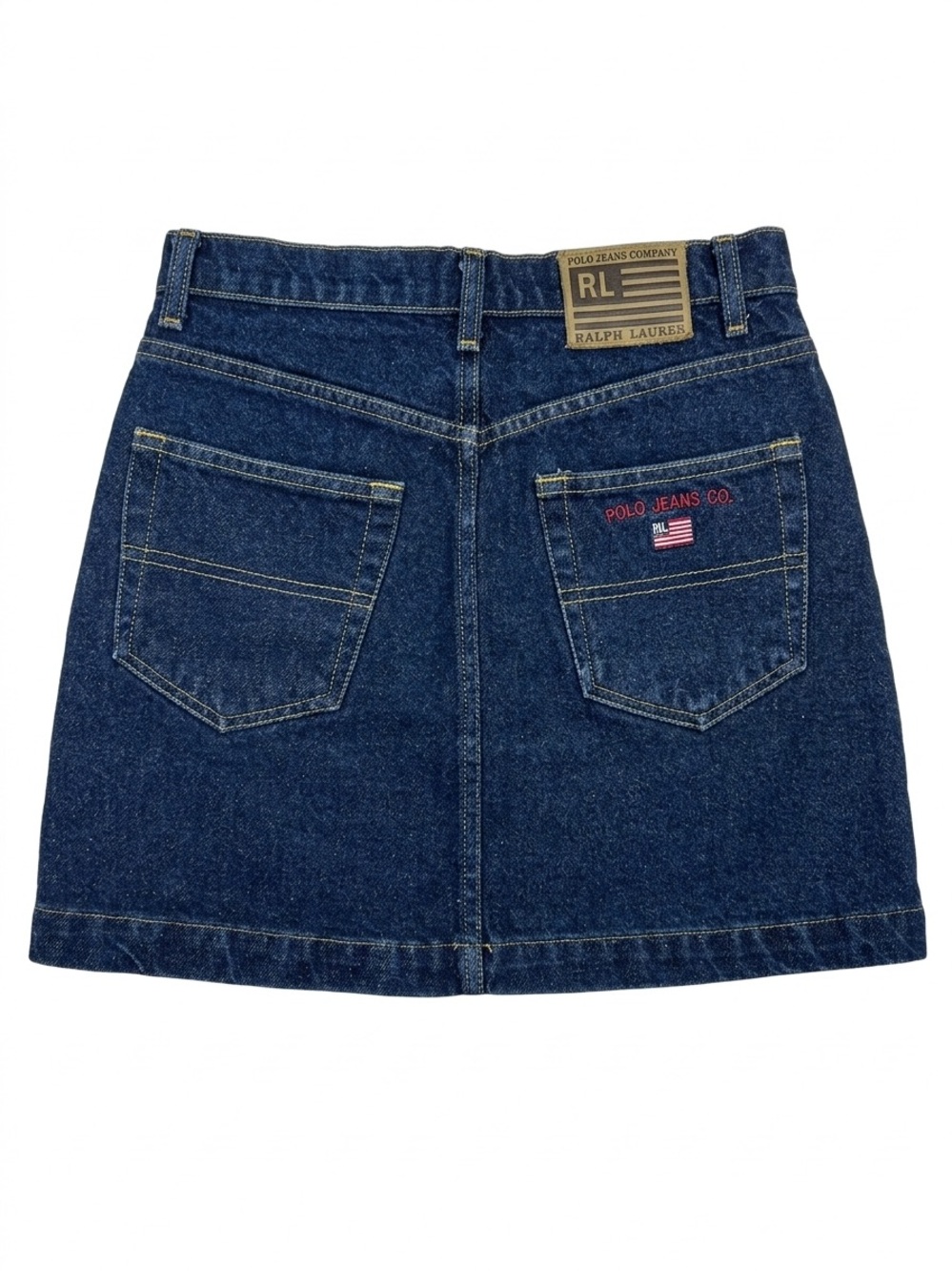 Vintage Polo Jeans Co Ralph Lauren Ann Mini Skirt Sz 4